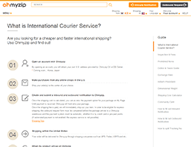 What is International Courier Service?