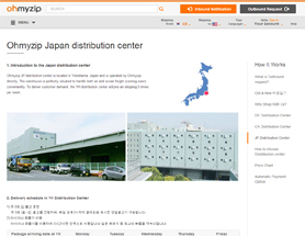 Ohmyzip Japan Warehouse Center