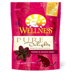 Wellness Pure Delights Jerky Cat Treats, 3-ounce pouch