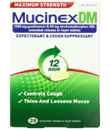 Mucinex DM Maximum Strength 12-Hour Expectorant and Cough Supressant Tablets