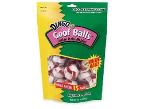 Dingo Goof Balls Value Bag, Small 15 pk. 1.5 Inches, 4.8 oz