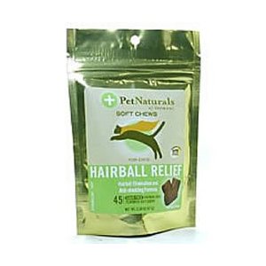 Hairball Relief Plus 45 Soft Chew Tablets by Pet Naturals of Vermont