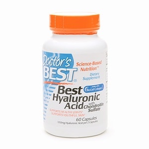 Doctor's Best Best Hyaluronic Acid with Chondroitin Sulfate, 60ea