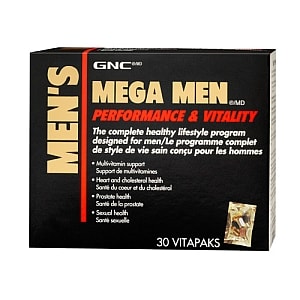 GNC Mega Men Performance and Vitality VitaPak