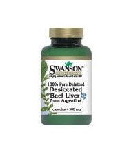 Swanson Premium 100 Pure Defatted Desiccated Beef Liver